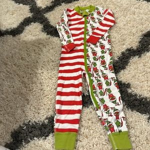 Grinch toddler Christmas pajamas